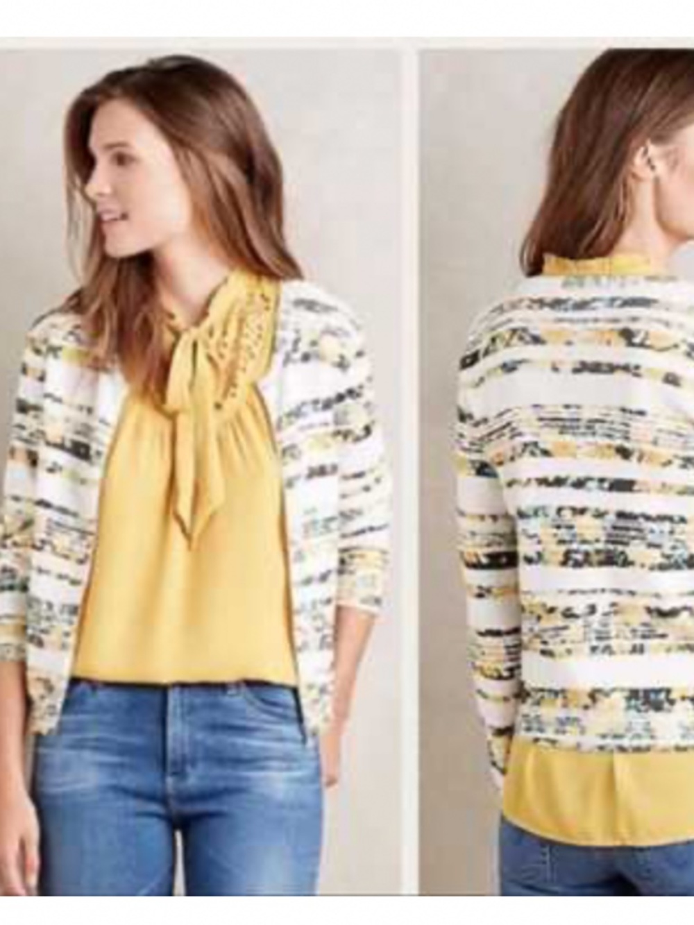 Moth Array Stripped Cardigan size S